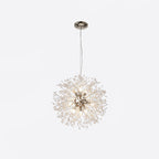 Dandelion Crystal Ceiling Pendant Lighting Lobby