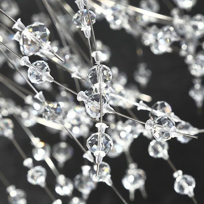 Dandelion Crystal Ceiling Pendant Lighting Lobby