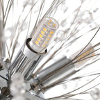 Dandelion Crystal Ceiling Pendant Lighting Lobby
