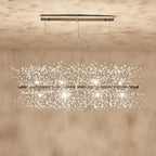 Dandelion Crystal Ceiling Pendant Lighting Lobby