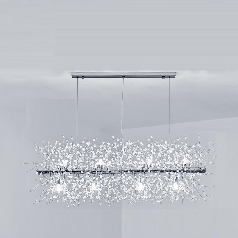 Dandelion Crystal Ceiling Pendant Lighting Lobby