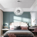 Dandelion Crystal Ceiling Pendant Lighting Lobby