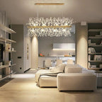 Dandelion Crystal Ceiling Pendant Lighting Lobby