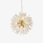 Dandelion Crystal Ceiling Pendant Lighting Lobby