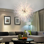 Dandelion Crystal Ceiling Pendant Lighting Lobby