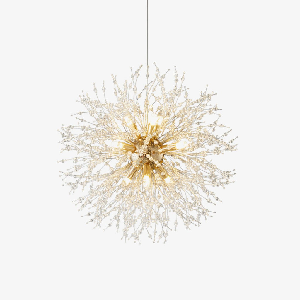 Dandelion Crystal Ceiling Pendant Lighting Lobby