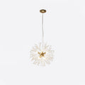 Dandelion Crystal Ceiling Pendant Lighting Lobby