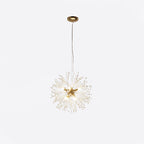 Dandelion Crystal Ceiling Pendant Lighting Lobby