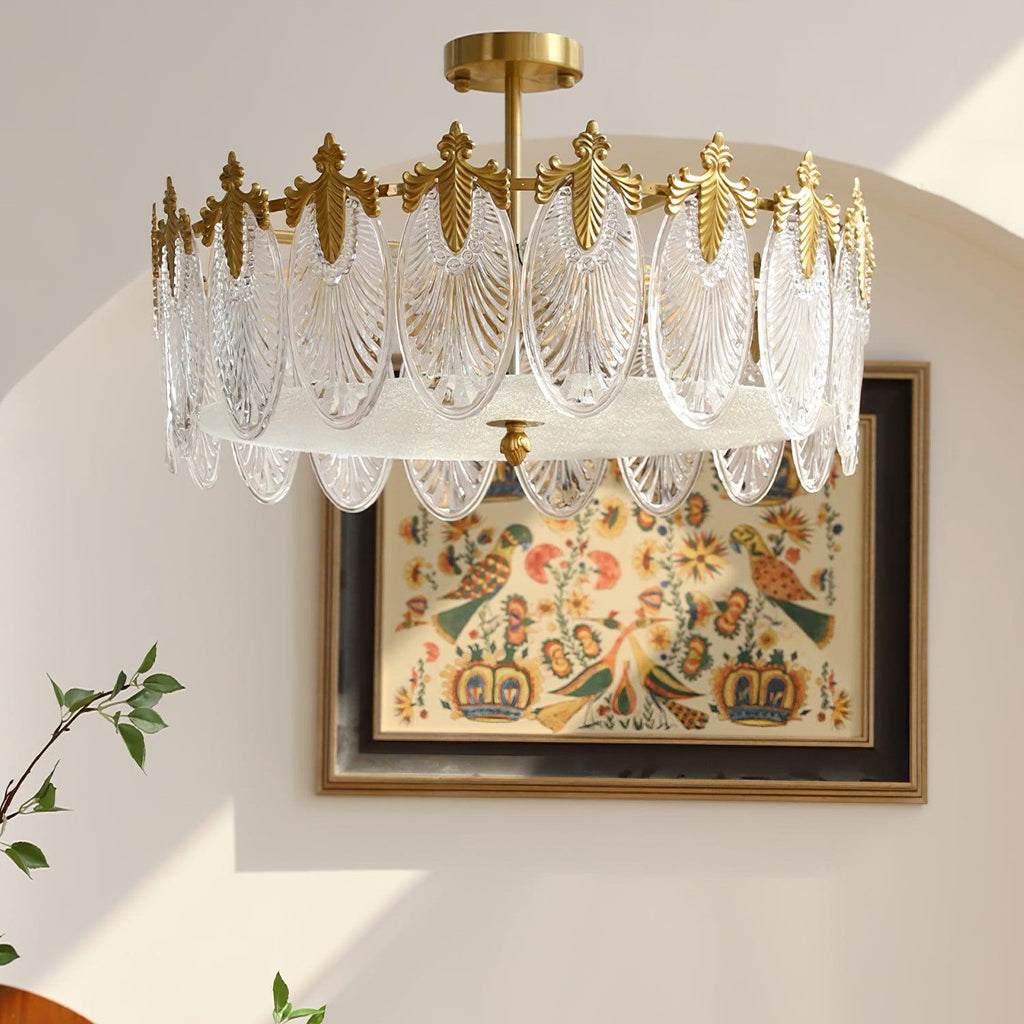 Decorative Design Glass Ceiling Pendant Lighting Lobby