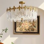 Decorative Design Glass Ceiling Pendant Lighting Lobby