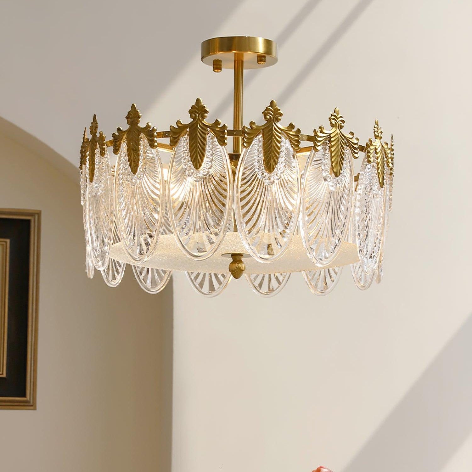Decorative Design Glass Ceiling Pendant Lighting Lobby