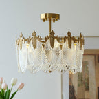 Decorative Design Glass Ceiling Pendant Lighting Lobby