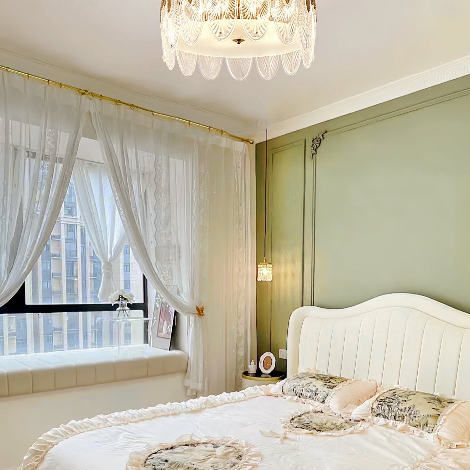 Decorative Design Glass Ceiling Pendant Lighting Lobby