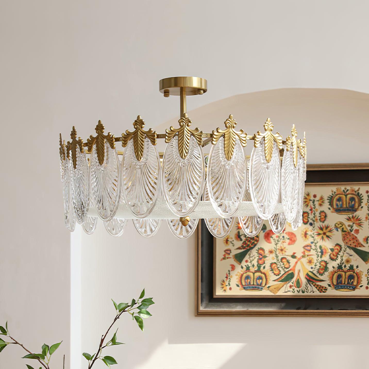Decorative Design Glass Ceiling Pendant Lighting Lobby