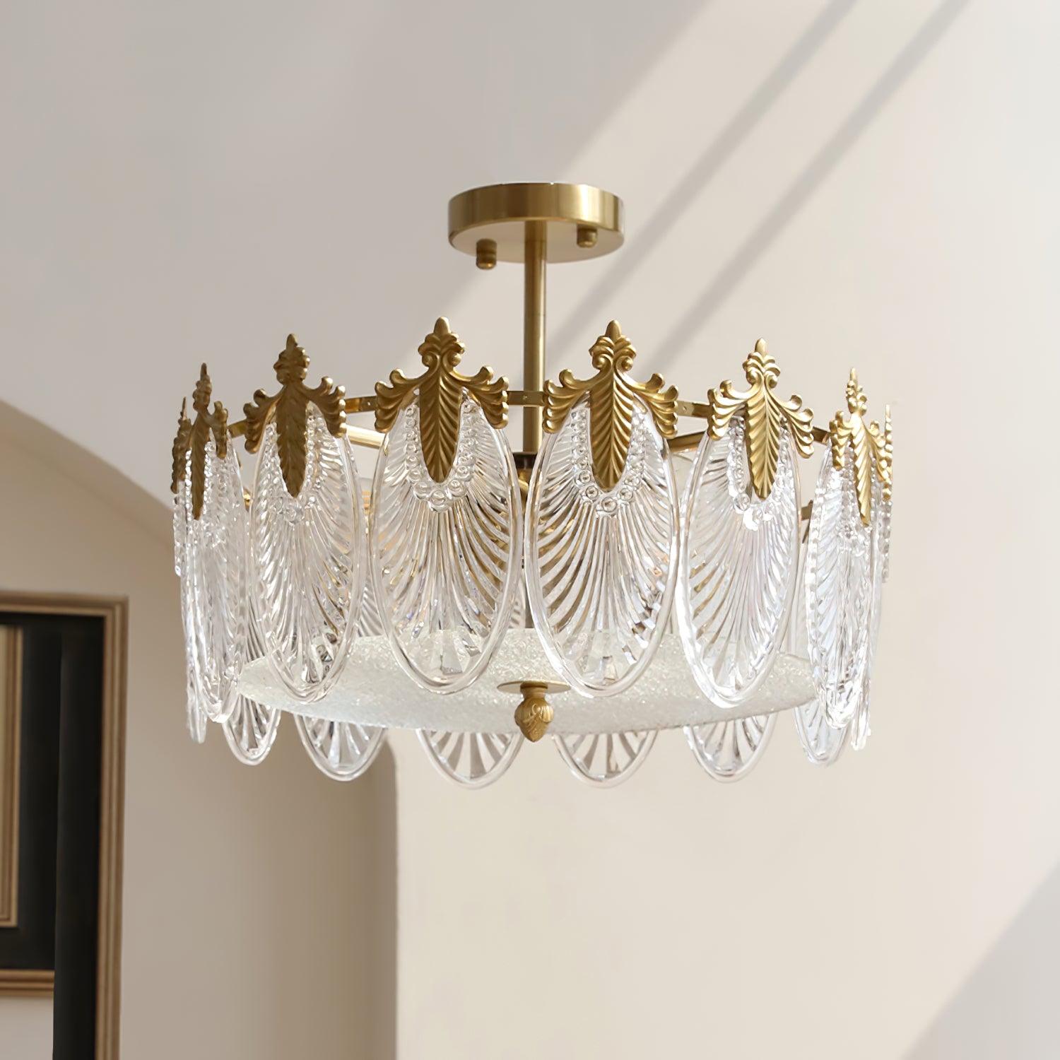 Decorative Design Glass Ceiling Pendant Lighting Lobby