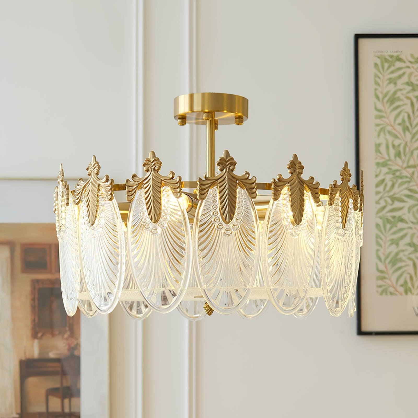 Decorative Design Glass Ceiling Pendant Lighting Lobby