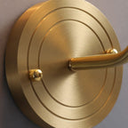 Deer Head Brass Wall Sconce Lighting Lobby