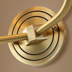 Deer Head Brass Wall Sconce Lighting Lobby