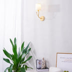 Deer Head Brass Wall Sconce Lighting Lobby
