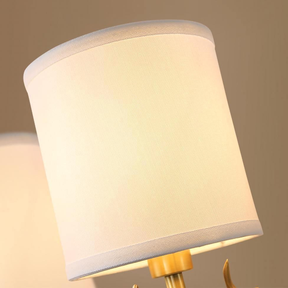 Deer Head Brass Wall Sconce Lighting Lobby