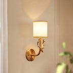 Deer Head Brass Wall Sconce Lighting Lobby