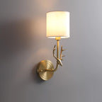 Deer Head Brass Wall Sconce Lighting Lobby