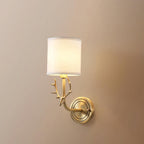 Deer Head Brass Wall Sconce Lighting Lobby
