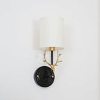 Deer Head Brass Wall Sconce Lighting Lobby