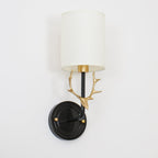 Deer Head Brass Wall Sconce Lighting Lobby