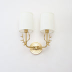 Deer Head Brass Wall Sconce Lighting Lobby