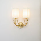 Deer Head Brass Wall Sconce Lighting Lobby