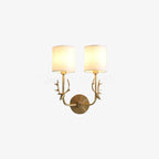 Deer Head Brass Wall Sconce Lighting Lobby