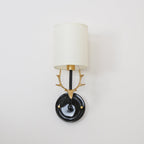 Deer Head Brass Wall Sconce Lighting Lobby