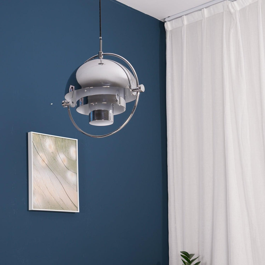 Distorted Sphere Ceiling Pendant Lighting Lobby