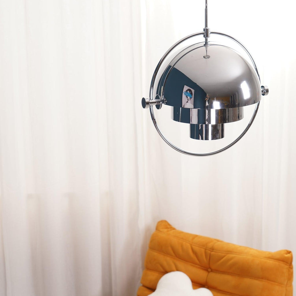 Distorted Sphere Ceiling Pendant Lighting Lobby
