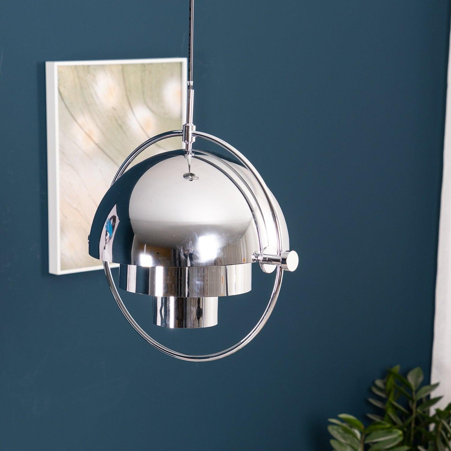 Distorted Sphere Ceiling Pendant Lighting Lobby