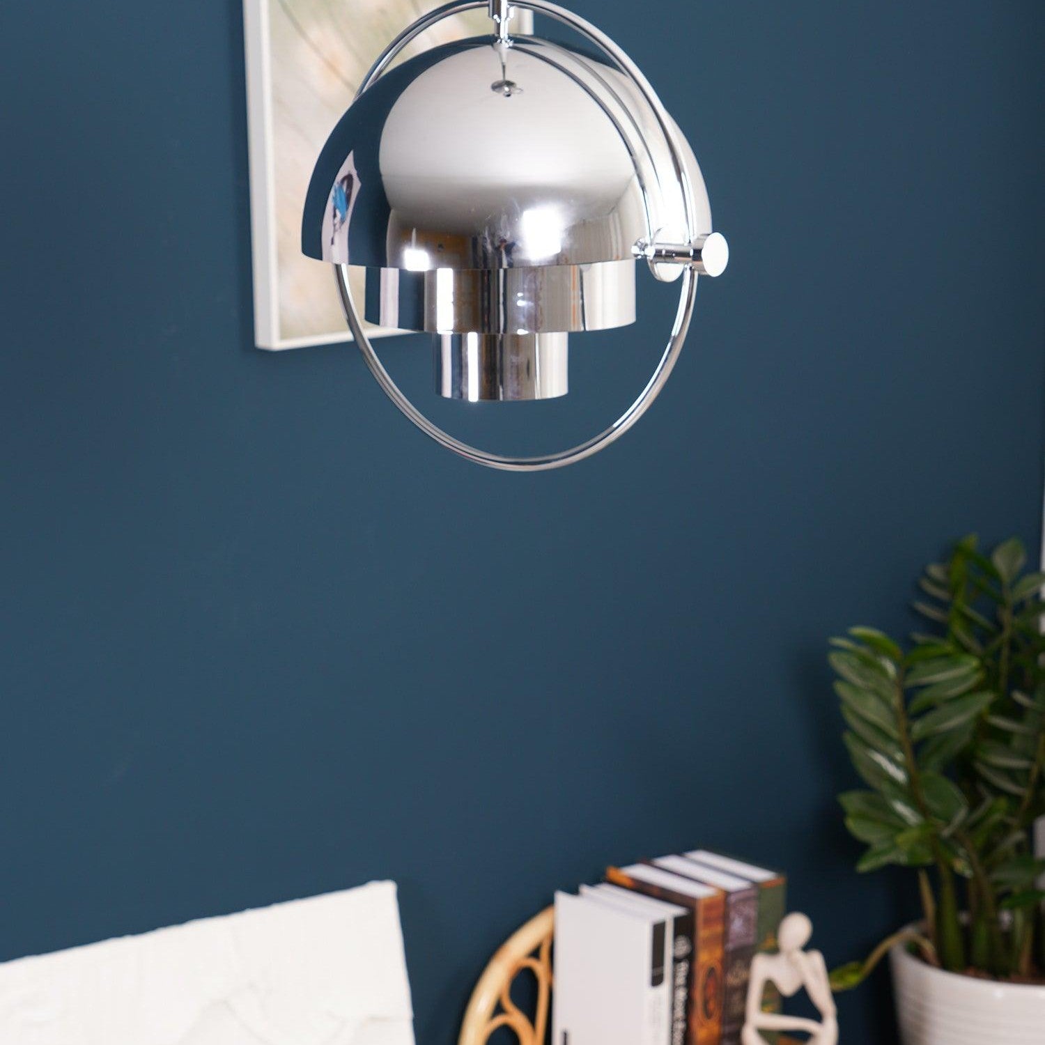 Distorted Sphere Ceiling Pendant Lighting Lobby