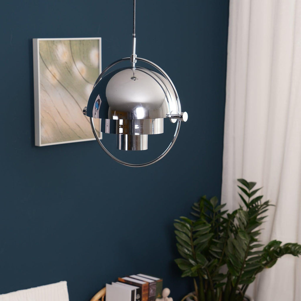 Distorted Sphere Ceiling Pendant Lighting Lobby