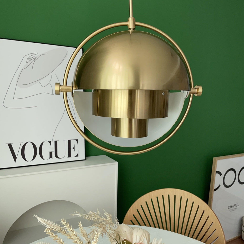 Distorted Sphere Ceiling Pendant Lighting Lobby
