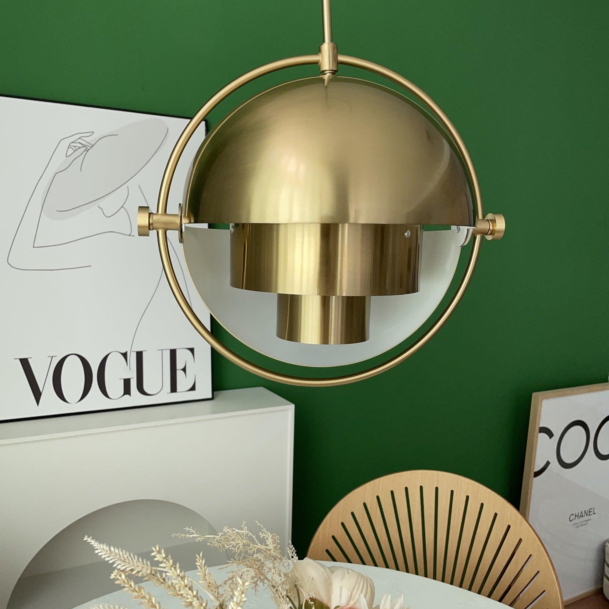 Distorted Sphere Ceiling Pendant Lighting Lobby