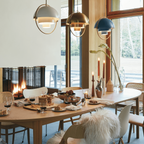 Distorted Sphere Ceiling Pendant Lighting Lobby