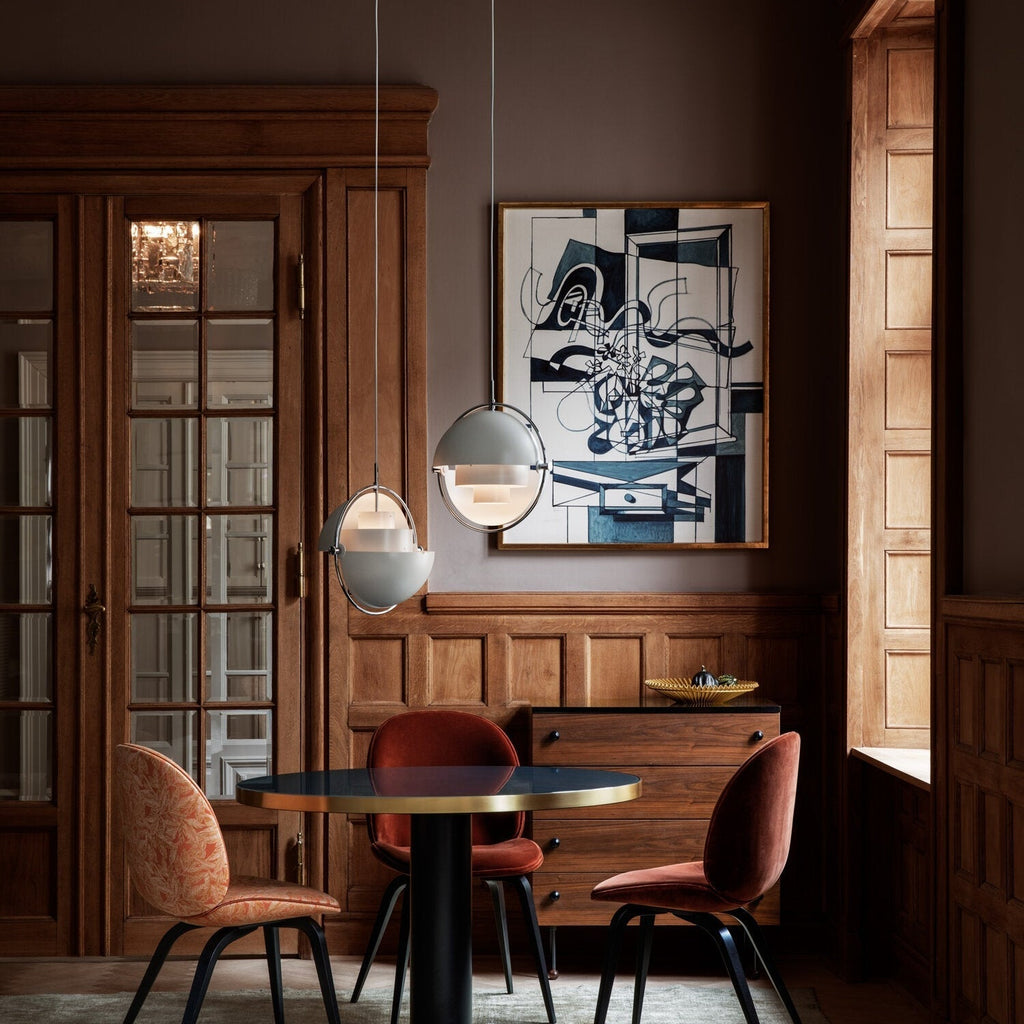 Distorted Sphere Ceiling Pendant Lighting Lobby