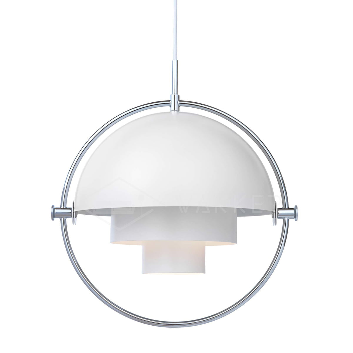 Distorted Sphere Ceiling Pendant Lighting Lobby