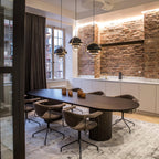 Distorted Sphere Ceiling Pendant Lighting Lobby