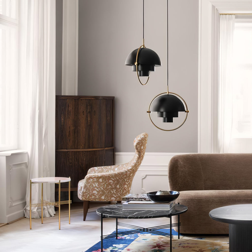 Distorted Sphere Ceiling Pendant Lighting Lobby