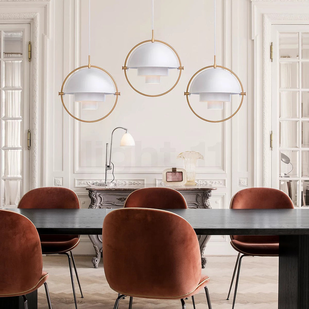 Distorted Sphere Ceiling Pendant Lighting Lobby