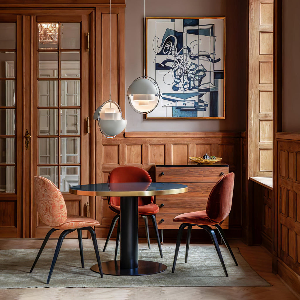 Distorted Sphere Ceiling Pendant Lighting Lobby