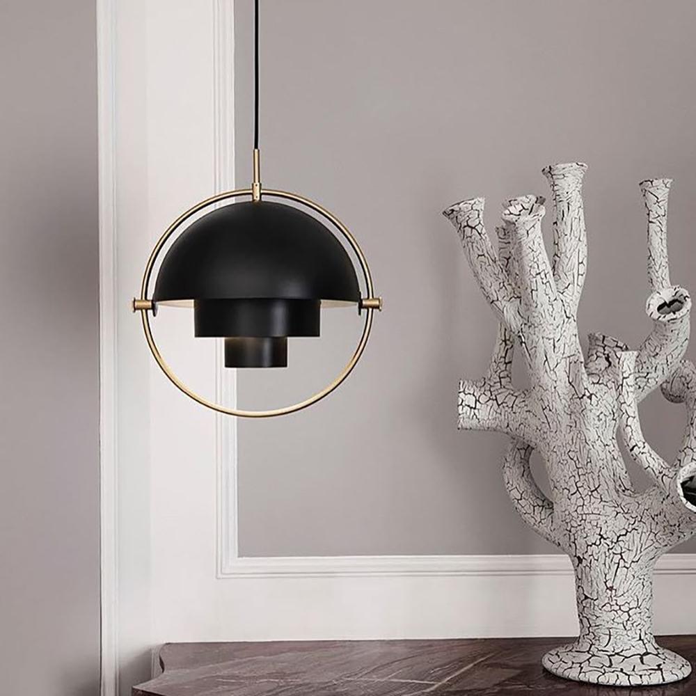 Distorted Sphere Ceiling Pendant Lighting Lobby