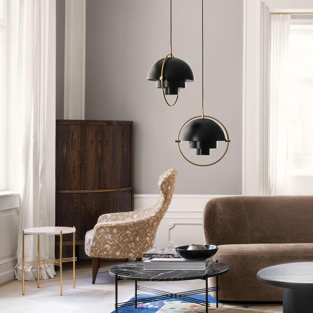 Distorted Sphere Ceiling Pendant Lighting Lobby