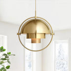 Distorted Sphere Ceiling Pendant Lighting Lobby